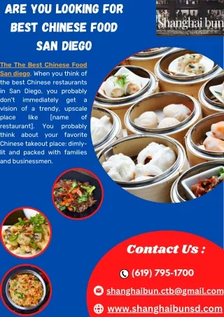 are you looking for best chinese food san diego