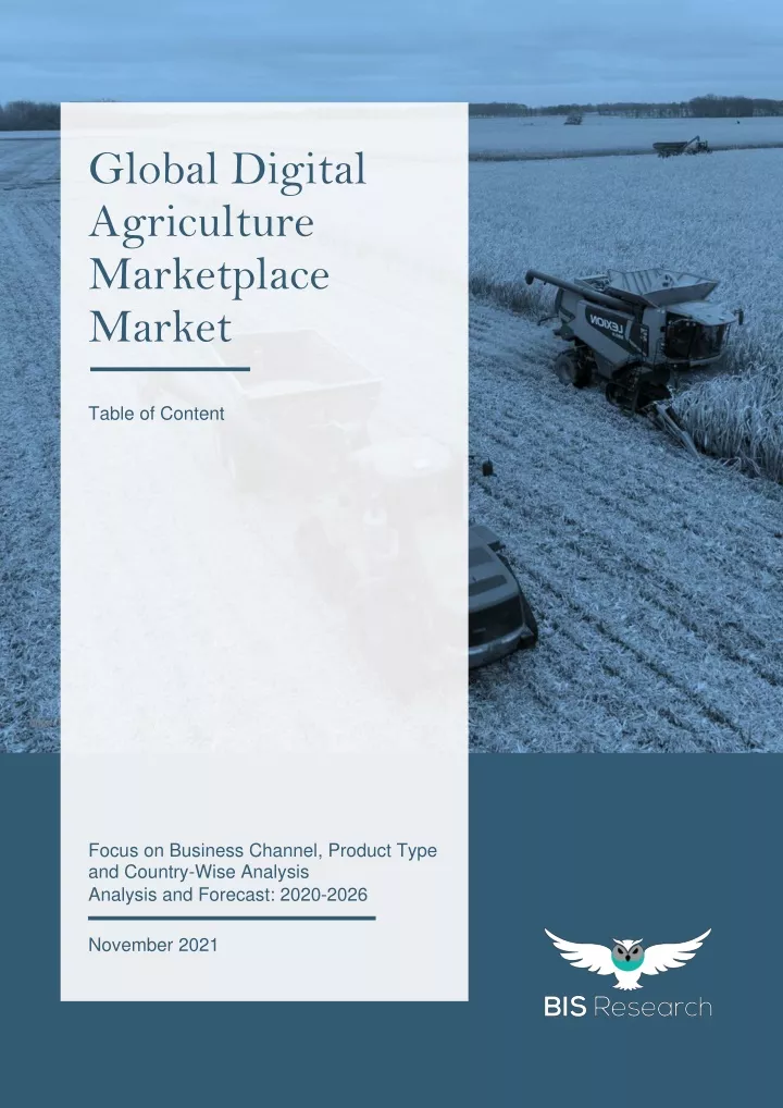 global digital agriculture marketplace market