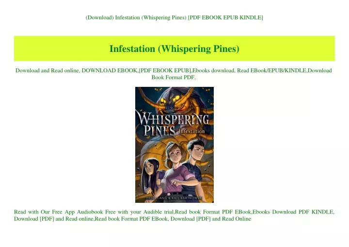 download infestation whispering pines pdf ebook