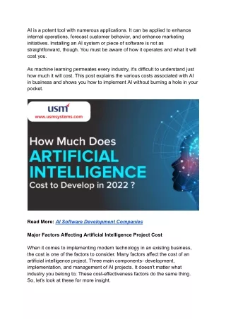 ai is a potent tool with numerous applications