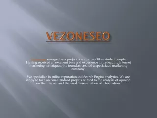 Vezone SEO - Guest Posting - Link Building Services Agency