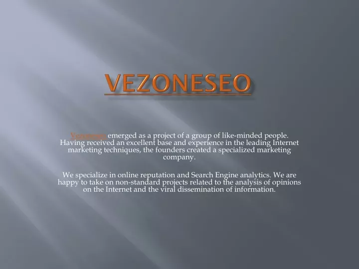 vezoneseo