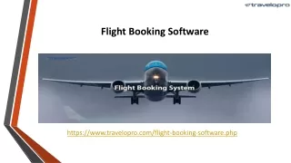 Flight Booking Software