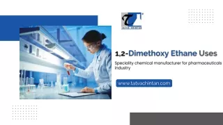 1,2-Dimethoxy Ethane Uses