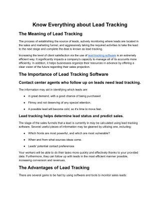Know everything about lead tracking.docx