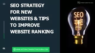 SEO Strategy for New Websites & Tips to improve Website Ranking