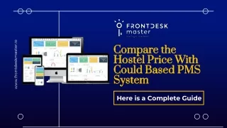 Compare the Hostel Price With Could Based PMS System