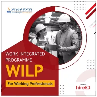 Part Time Working Professional  Programme (WILP)- Mangalayatan University