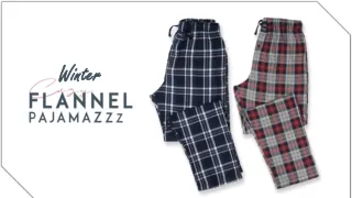 Buy Men Flannel Winter Pajamas Online in Pakistan