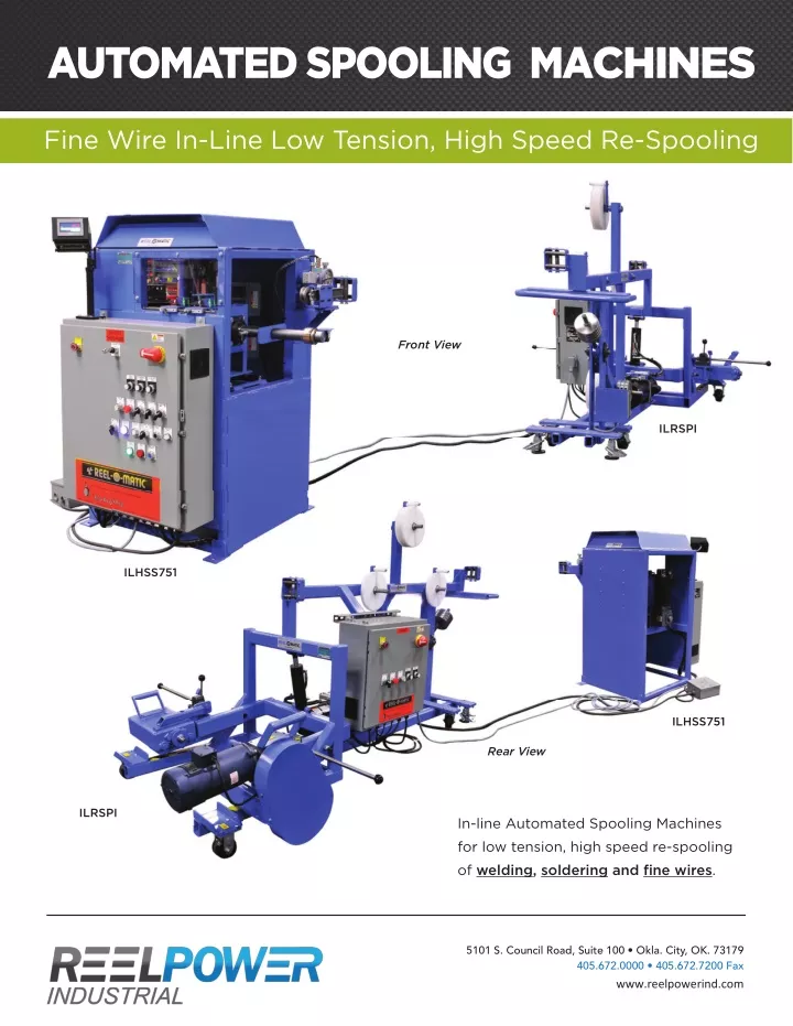 automated spooling ma chines