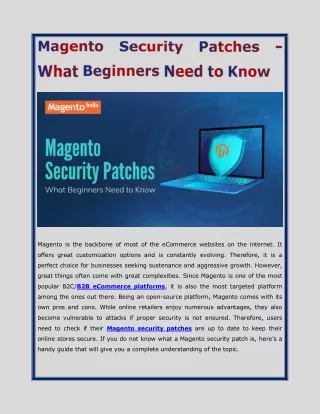 magento is the backbone of most of the ecommerce