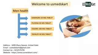 Buy Kamagra 50,100Mg tablet online in usa