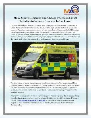 make smart decisions and choose the best most
