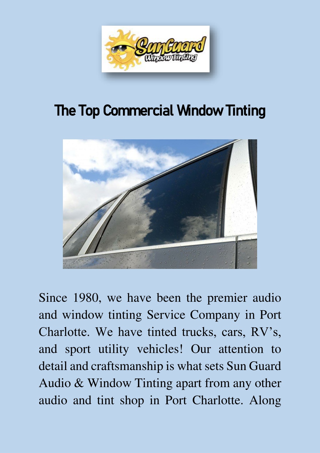 PPT - The Top Commercial Window Tinting PowerPoint Presentation, free ...