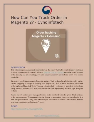 MAGENTO 2 ORDER TRACKING