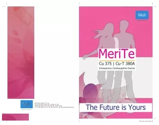 All About MeriTe Cu 375 Intrauterine Contraceptive Device by Meril Life