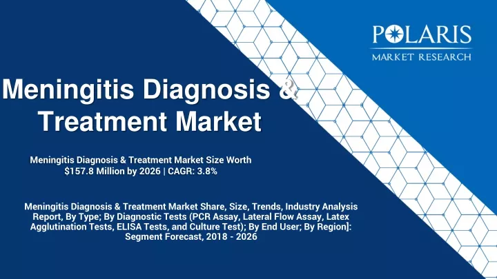 meningitis diagnosis treatment market size worth 157 8 million by 2026 cagr 3 8