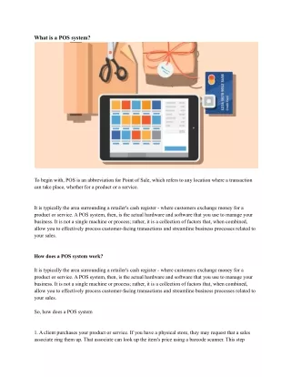 what is a pos system