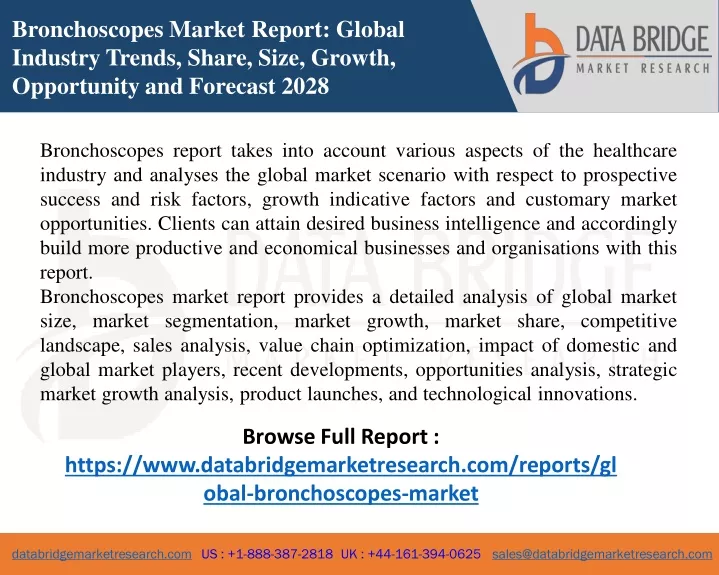 bronchoscopes market report global industry