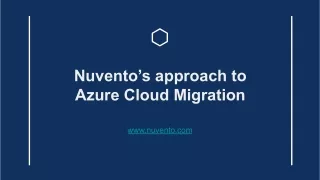 nuvento s approach to azure cloud migration