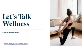 l e t s t a l k wellness