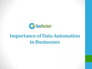 importance of data automation in businesses