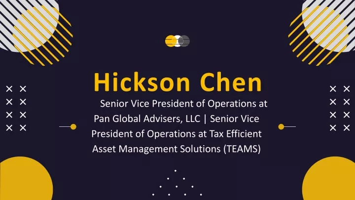 hickson chen senior vice president of operations