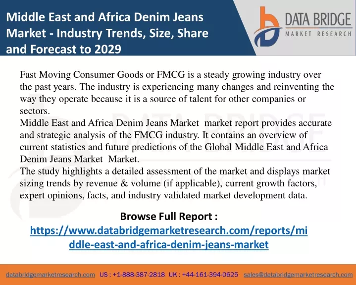 middle east and africa denim jeans market