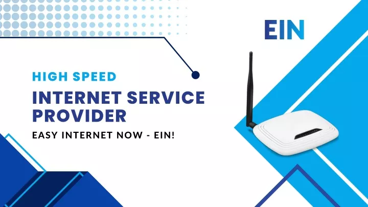 high speed internet service provider easy