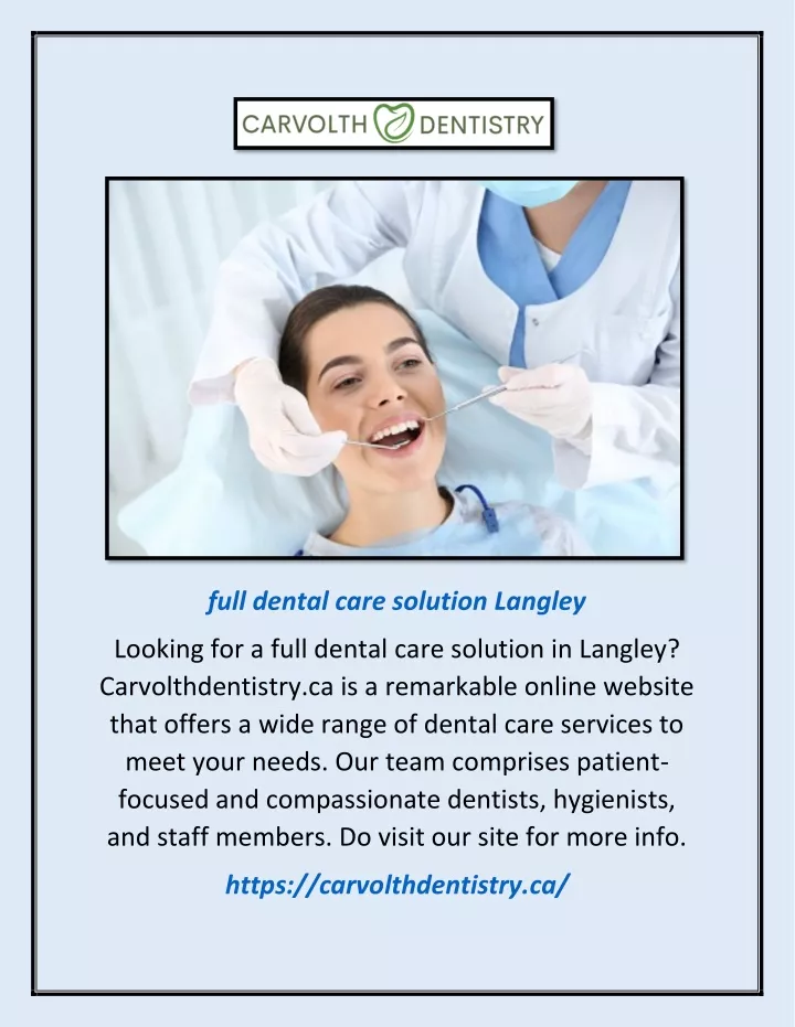 full dental care solution langley