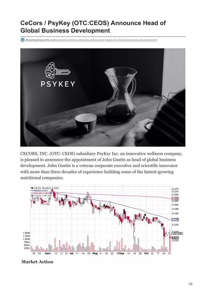 cecors psykey otc ceos announce head of global