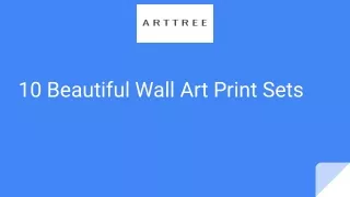 10 beautiful wall art print sets