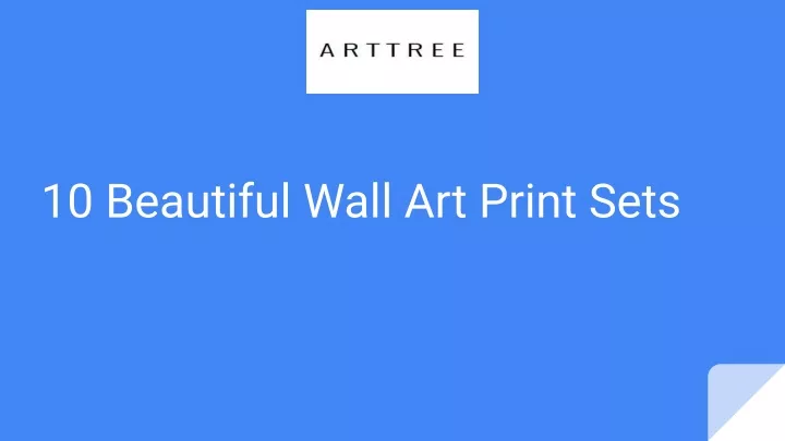 10 beautiful wall art print sets