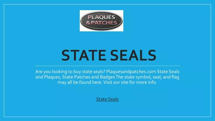 state seals