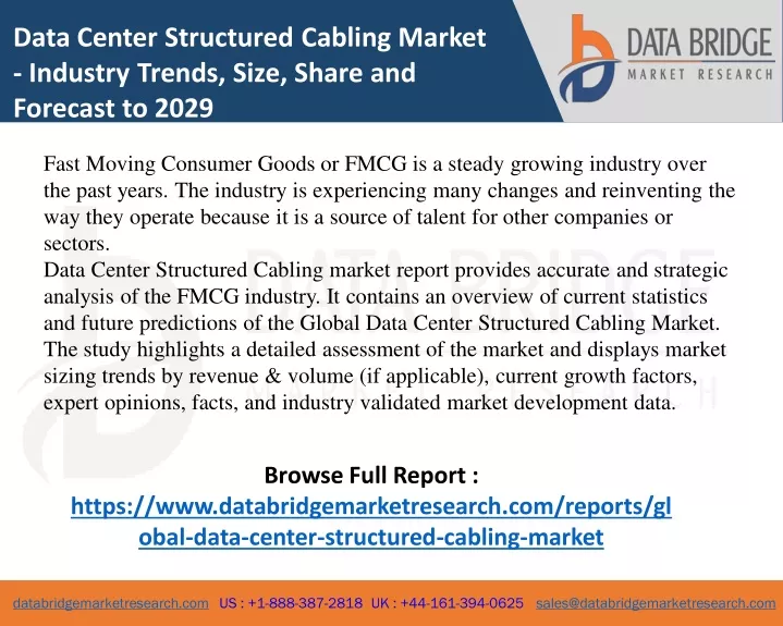 data center structured cabling market industry
