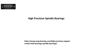 High Precision Spindle Bearings Mag-bearing.com....