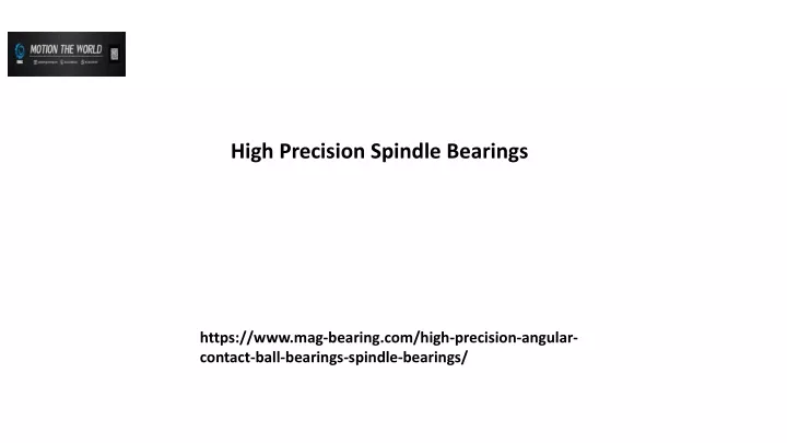 high precision spindle bearings