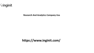 Research And Analytics Company Usa Inginit.com....