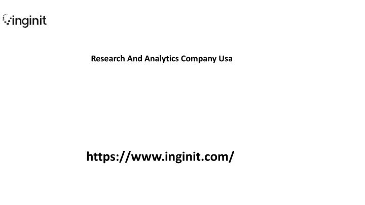 research and analytics company usa