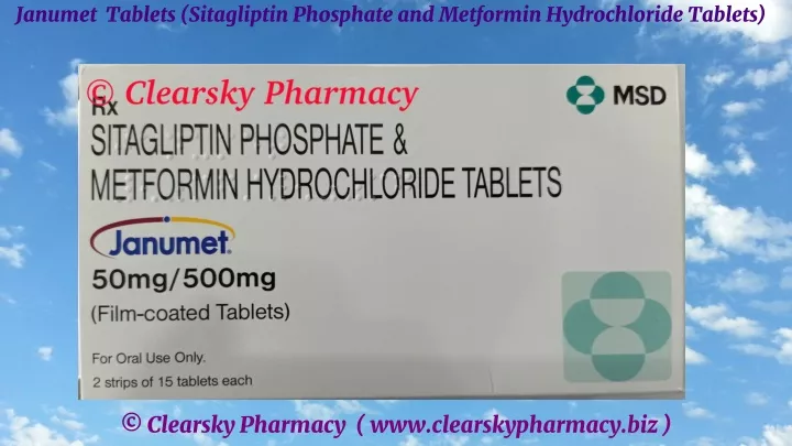 janumet tablets sitagliptin phosphate