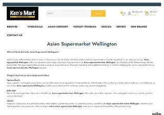 Asian Supermarket Online Wellington