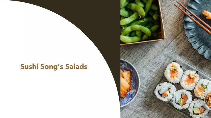 sushi song s salads