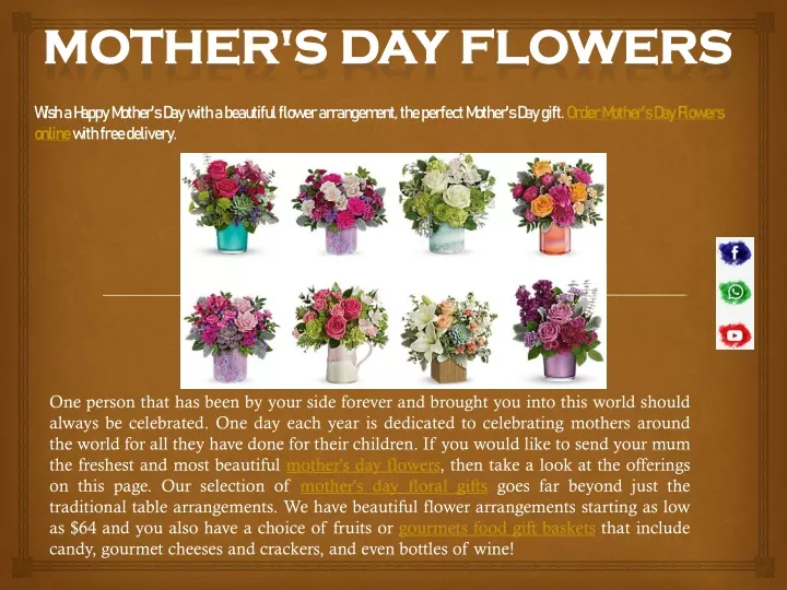 mother s day flowers