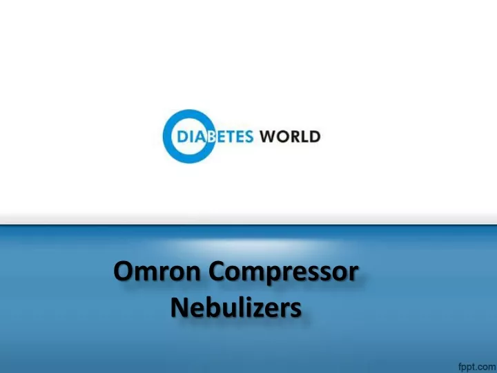 omron compressor nebulizers