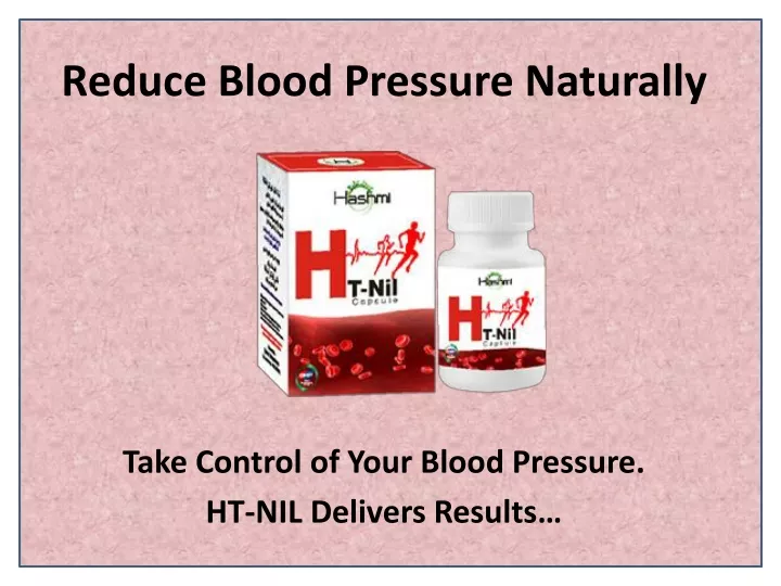 reduce blood pressure naturally