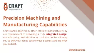 precision machining and manufacturing capabilities