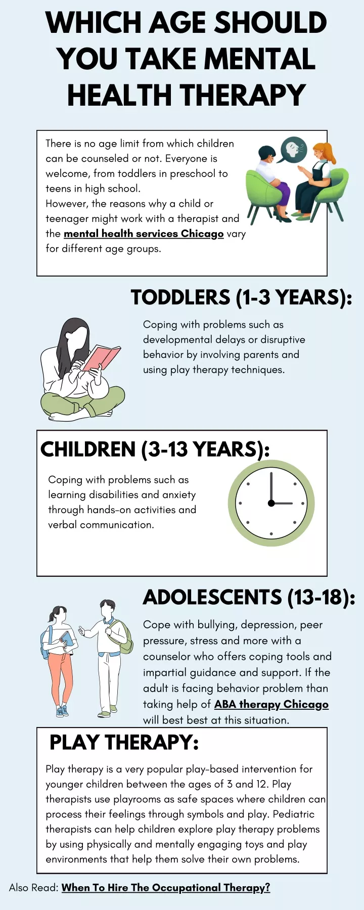 which age should you take mental health therapy