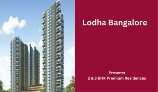lodha bangalore