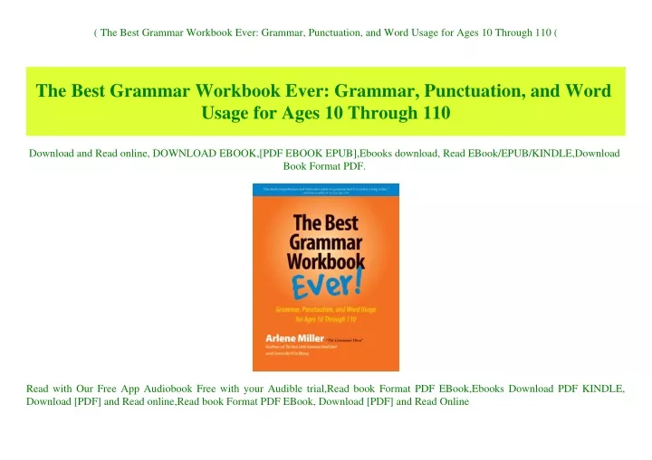 the best grammar workbook ever grammar