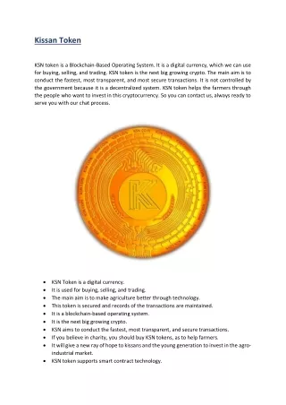 kissan token